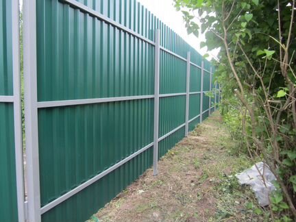 Забор из профнастила забор из профлиста монтаж