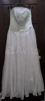 Свадебное платье размер 46 48