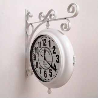 Настенные двусторонние часы galaxy AYP-820 White