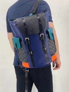 Мужской рюкзак Louis Vuitton синий