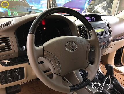 Руль кожаный новый Toyota Land Cruiser Prado 120