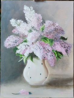 Картина Сирень, холст 30*40, масло