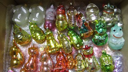 Елочные игрушки Зверюшки Сказка Домики Птицы