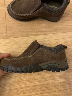 Ботинки мокасины timberland детские утепленные
