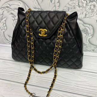 Сумка Chanel Мешок стеганная Шанель черная