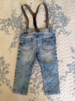 Модные джинсы на подтяжках mayoral Испания