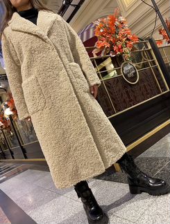 Шерстяное пальто тэдди, teddy coat, шуба, эко шуба