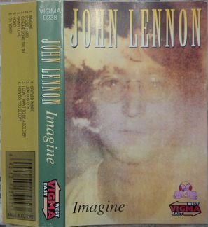 John Lennon - Imagine. Аудиокассета. Зеленоград