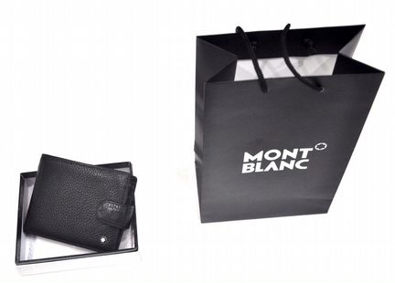 Мужской кошелек / Mont Blanc / новый (черный)