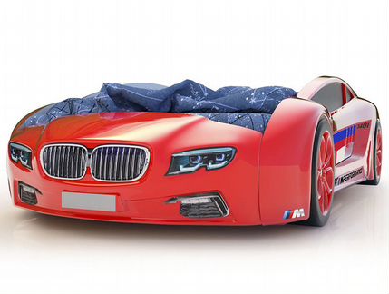 Roadster бмв красный - кровать-машинка