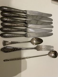 Столовые приборы СССР мельхиор