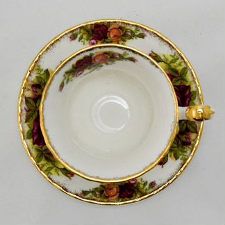 Английский фарфор пара Royal Albert Old roses