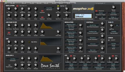 Программа для DSI Mopho X4