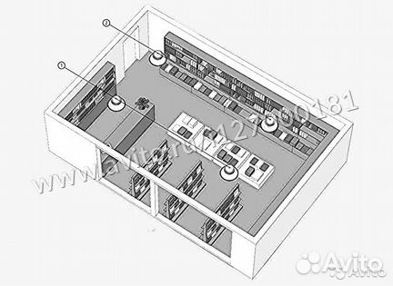 Комплект фонового озвучивания помещений 50-100 м2