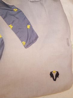 Сумка серая хлопковая через плечо Ecko Function