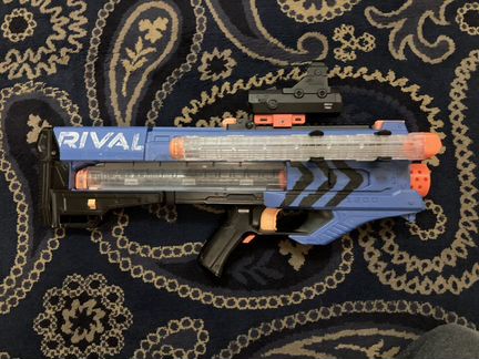 Nerf Rival Zeus с прицелом и обоймой