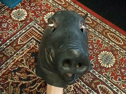 Маска реалистичная кабан