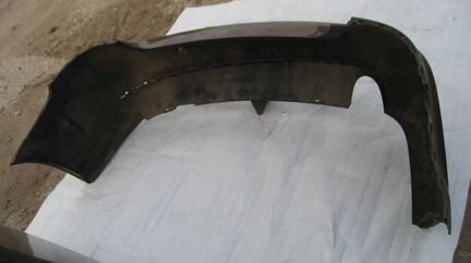 Бампер задний Фольксваген Поло рестайлинг