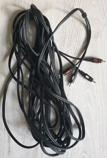 Аудио кабель RCA тюльпаны 10м 2хrca стерео
