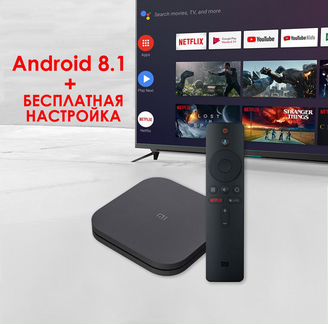 Smart TV приставка Xiaomi Mi Box S + Настройка