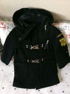 Пальто с капюшоном dkny