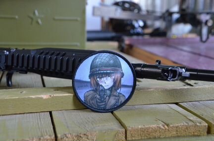 Патч манга US, с липучкой