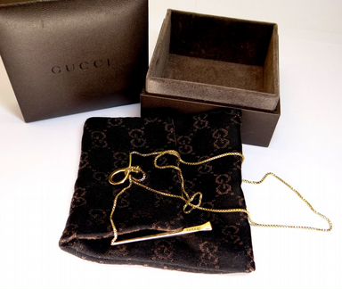 Колье Gucci, золото 750 пробы, оригинал