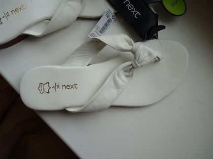 Новые шлепанцы next 37 р-р