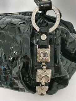 Сумка черная лаковая Fabrizio Poker (Италия)