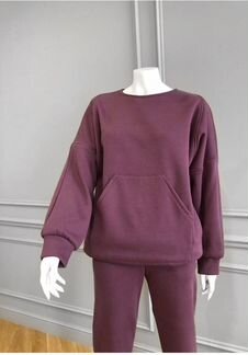 Oversize костюм на футере/флисе