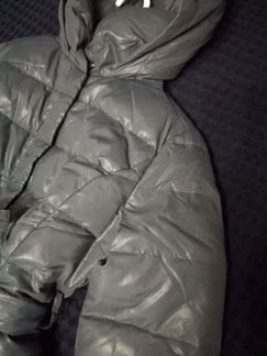 Пуховое пальто для девочки, 150 см