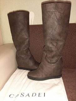 Сапоги зимние casadei Новые оригинал 38.5 или обме