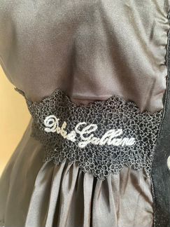 Шелковый топ баска Dolce Gabbana