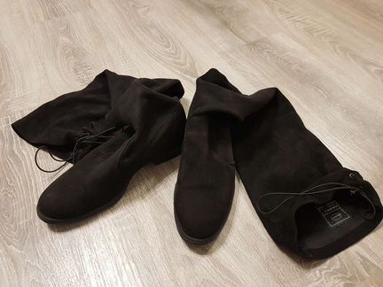 Ботфорты замшевые Graceland