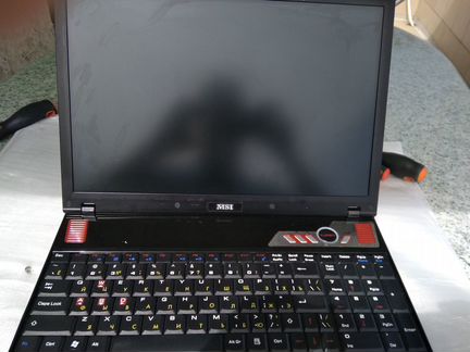 Ноутбук MSI GX-600, нерабочий