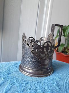 Подстаканник Кубачи серебро 875