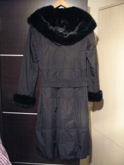 Пальто-пихора на меховой подстежке женское