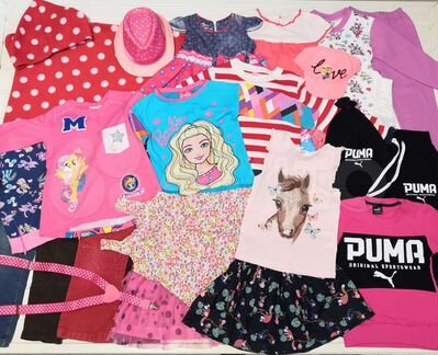 Пакет одежды и обуви для девочки на 3,5-6 лет