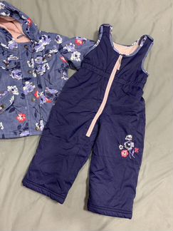 Костюм зимний на девочку 1-2 года deux par deux 86