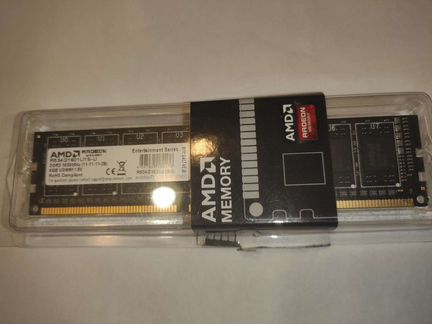 Новая AMD DDR3 4 gb 1600 mhz
