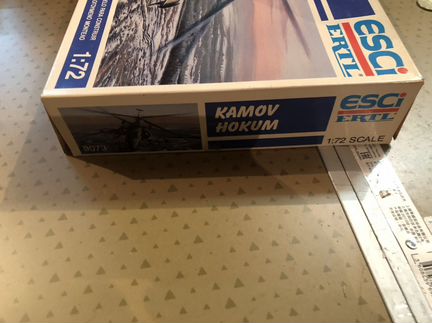 Сборная модель вертолёта 1:72 kamov hokum