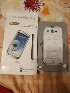 Чехол - зарядка для SAMSUNG galaxy S3 3200mAh