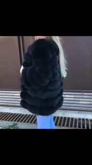 Шуба из песца