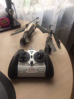 Вертолет военный с гироскопом на дистанционном упр