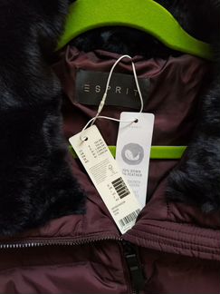 Пуховик женский esprit размер 44-46 новый
