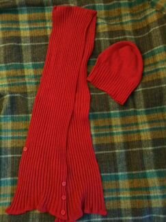 Шапка -шарф -перчатки Италия