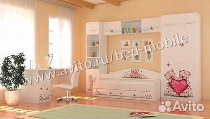 Шкаф Мишки розовые Маймилли