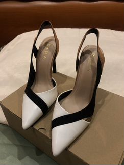 Лодочки на каблуке Zara