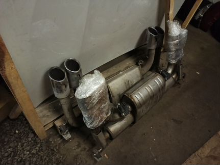 Глушитель оригинал Bmw X5 X6 F86 F85 X5M X6M