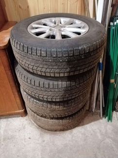 Диски R16 5/114,3 (hyundai ix35) с зимней резиной